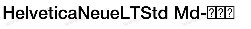 HelveticaNeueLTStd Md字体转换